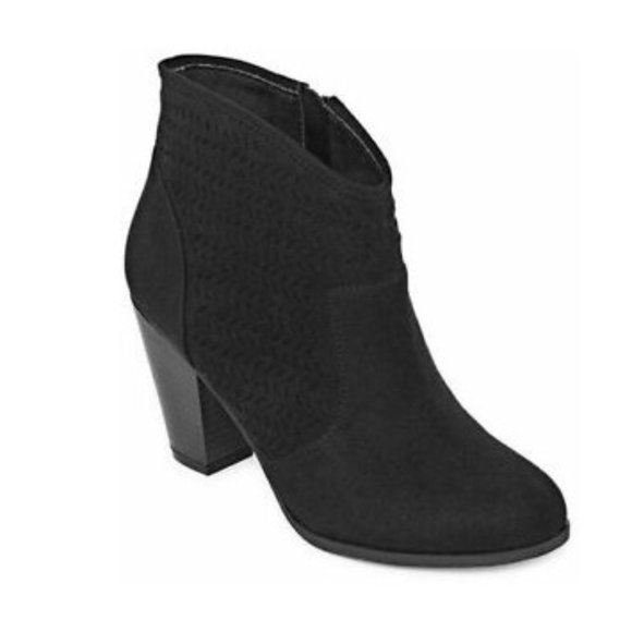 Women's a.n.a Anita Heel Ankle Booties, Black, Size: 9.5 - Picture 1 of 12